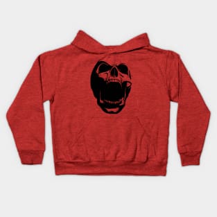 Fury Skull (white) Kids Hoodie